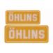 OHLINS Ohlins Techno cell стикер размер :55×20mm ( маленький ) стикер * переводная картинка экстерьер 