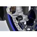 AGRAS Agras axle протектор кукуруза модель :jula темно синий | черный YZF-R1 YZF-R1M YAMAHA Yamaha ползун оси рама 