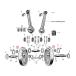 SAMWEL Sam well кривошип булавка гайка [CRANKPIN NUTS] 37-73 45(750CC) FLATHEAD(NU) HARLEY-DAVIDSON Harley Davidson двигатель детали двигатель 