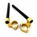 K-FACTORY Kei Factory руль комплект цвет : стойка Gold CBR250RR ZX-25R HONDA Honda KAWASAKI Kawasaki отдельная рукоятка руль 