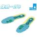 ROUGH&ROAD черновой & load sheave Lee z мята Fit гель стелька [SEA BREEZE mint fit(R)gel стелька ] размер :L(26.5-28cm) внутренний подошва 