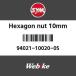 SYM 磻 ϻѥʥå10MM (HEX NUT 10MM)[94021100200S]