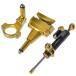 ATope- верх амортизатор рулевого механизма комплект цвет : Gold NINJA250 NINJA400 KAWASAKI Kawasaki амортизатор рулевого механизма руль вокруг детали руль 
