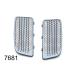 Kuryakyn прозрачный gold Radiator Grills[ радиатор решётка ] FLTRUSE 15-16 FLTRU 16-17 FLHXSE 15-17 FLHTKSE 14-17 FLHTKL FLHTK FLHTCUTG охлаждающий относящийся двигатель 
