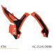 ACERBIS ACERBIS: Acerbis X-GRIP frame protector color :ORANGE |BLACK