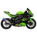TRICKSTAR Trick Star рейсинг slip-on глушитель IKAZUCHI Short модель :IKAZUCHI. titanium Ninja ZX-4RR ZX-4R SE KAWASAKI Kawasaki muffler 
