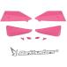 Barkbusters Burke Buster zSpare Part - SABRE Deflector & Plug Set цвет : розовый прочее защита рук опция * ремонт детали руль вокруг детали 