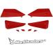 Barkbusters Burke Buster zSpare Part - SABRE Deflector & Plug Set цвет : красный прочее защита рук опция * ремонт детали руль вокруг детали 