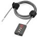 HenlyBegins Henry Bigi nz compact кодовый замок цвет : стальной [DLK130] wire lock хранение * противоугонное сопутствующие товары 