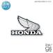 Honda Official Licensed Product Honda официальный Pro канал Logo da ikatto прозрачный стикер 1972WING mark WHITE R стикер * переводная картинка экстерьер 