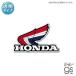 Honda Official Licensed Product Honda официальный Pro канал Logo da ikatto прозрачный стикер 1972WING mark TRICOLOR02 L стикер * переводная картинка экстерьер 
