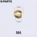 S-PARTS ESP tsu titanium шайба A3 M4/5/6/8/10/12 размер :M4 ( наружный диаметр 10mm| толщина 1.2mm) / цвет : Gold универсальный шайба экстерьер 