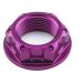PRO BOLT Pro болт верх yoke гайка цвет : лиловый HONDA Honda KAWASAKI Kawasaki SUZUKI Suzuki вынос руля гайка * вынос руля болт руль вокруг детали 