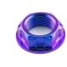 PRO BOLT Pro болт верх yoke гайка цвет : лиловый HONDA Honda KAWASAKI Kawasaki SUZUKI Suzuki вынос руля гайка * вынос руля болт руль вокруг детали 
