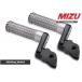 MiZU �ߥ� Flex Race passenger��s footpeg��including ABE��Black/Silver F800R K1200R K1200S K1300R K1300S R1200R R1200ST R1200S BMW ���ƥå� ­���