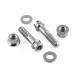 PRO BOLT Pro болт нержавеющая сталь подрамник болт комплект цвет : полировка Caponord 1200 APRILIA Aprilia прочее подрамник опция * ремонт детали рама 