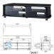 TV-BS120L 40v~50v type соответствует low позиция ТВ-тумба - yami. производство TIMEZ