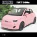 1/28 Fiat /FIAT500e( pastel pink )/KINSMART/ die-cast minicar 