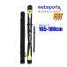 Websports オリジナル スキー用ソールカバー FAT ファットスキー用 165〜180cm対応 ショルダーベルト付 25637 ソールガード スキーケース