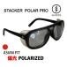  электрический солнцезащитные очки поляризованный свет JP-LENS AF STACKER - MATTE BLACK / HT GREY POLARIZED PRO electric Япония стандартный товар 