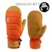  Club перчатка перчатка SNUGGLER MITTEN / ORANGE CONTRAST (23-24 2024)CRABGRAB сноуборд перчатка рукавица 
