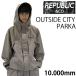 REPUBLIClipa желтохвост k одежда для сноуборда OUTSIDE CITY PARKA / MOCHA (2026,25-26) сноуборд жакет 