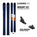 CANDIDE SKIS лыжи 2026 RESORT 101 (25-26 2026) + 26 Salomon STRIVE 12( лыжи крепления комплект ) Япония стандартный товар 