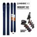 CANDIDE SKIS лыжи 2026 RESORT 101 (25-26 2026) + 26 маркер (габарит) GRIFFON 13( лыжи крепления комплект ) Япония стандартный товар 
