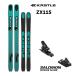 KASTLE Free Ride лыжи ZX 115 (25-26 2026) + 27 Salomon STRIVE 12 ( лыжи крепления комплект )ke потертость лыжи Япония стандартный товар . покупка 