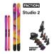 FACTION SKI STUDIO 2 (25-26 2026) + 26 маркер (габарит) GRIFFON 13 ( лыжи крепления комплект )fa расческа .n лыжи Япония стандартный товар 