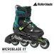  ролик лезвие Kids роликовые коньки MICROBLADE XT черный ×peto roll зеленый микро лезвие ROLLERBLADE ребенок Junior 
