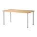 IKEA/ Ikea LINNMON/ADILS стол, береза style, серебряный цвет 
