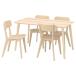 [IKEA/ Ikea / почтовый заказ ]LISABO Lee сабо -/ LISABO Lee сабо - стол & стул 4 ножек, пепел материал .. доска / пепел,...[5](29385530)