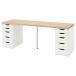 [IKEA/ Ikea / почтовый заказ ]LAGKAPTEN ковер капсулпа тонн / ALEXareks стол, белый stain дуб / белый, 200x60 cm[4](29417654)
