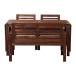 IKEA/ Ikea APPLARO стол, bench, arm стул 2 ножек, Brown 