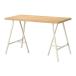 IKEA/ Ikea LINNMON/VIKA LERBERG стол, береза style, белый 
