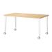 IKEA/ Ikea LINNMON/KRILLE стол, береза style, белый 