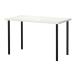IKEA/ Ikea LINNMON/ADILS стол, высокий блеск белый, черный 