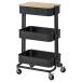 [IKEA/�C�P�A/�ʔ�]RASKOG ���[�X�R�O / NORRAVA �m���I�[���@���S�� �ӂ��t��, �u���b�N,35x45x77 cm[CB](59580752)