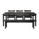 IKEA/ Ikea ANGSO стол, bench, arm стул 3 ножек, черный Brown 