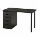 [IKEA/ Ikea / почтовый заказ ]LAGKAPTEN ковер капсулпа тонн / ALEXareks стол, черный Brown / черный, 120x60 cm[4](69417058)