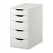 IKEA/ Ikea ALEX выдвижной ящик единица, белый 