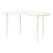IKEA/ Ikea HISSMON/NIPEN стол, кешью type, белый 