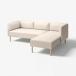 [IKEA/ Ikea / почтовый заказ ]LILLEHEM реле Hem 3 местный . модуль диван кушетка имеется, vi - потертость / бежевый из дерева [5](89570412)