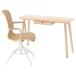 [IKEA/ Ikea / почтовый заказ ]LISABO Lee сабо -/ STIGBYGEL стойка gbi гель стол &amp; стул, пепел материал .. доска бежевый / белый [II](89617669)