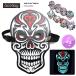  Music Led Light маска маска маска мужской женский b серия hip-hop Street серия мода LED EL иллюминация Halloween piero Skull 