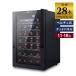  wine cellar home use 28ps.@70L temperature degree setting temperature control ultraviolet radiation cutting glass wine cooler 7 -step type high capacity peru che type refrigerator touch panel quiet sound digital stylish 