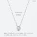 �_�C�������h �l�b�N���X �ꗱ 0.08ct �ӂ����� Pt900 K18 �I�ׂ�n�� ���f�B�[�X �֘A�摜1