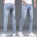  Denim обтягивающий брюки мужской стрейч тонкий повреждение Welina( АО ) большой размер соответствует прекрасный ножек ножек длина видно джинсы casual ko-te.20 плата ~50 плата 