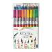 �؂�Ă� �A�[�g�u���b�V�� XGFL-18ST 18�F�Z�b�g �J���[�M�y�� Art brush �ѕM